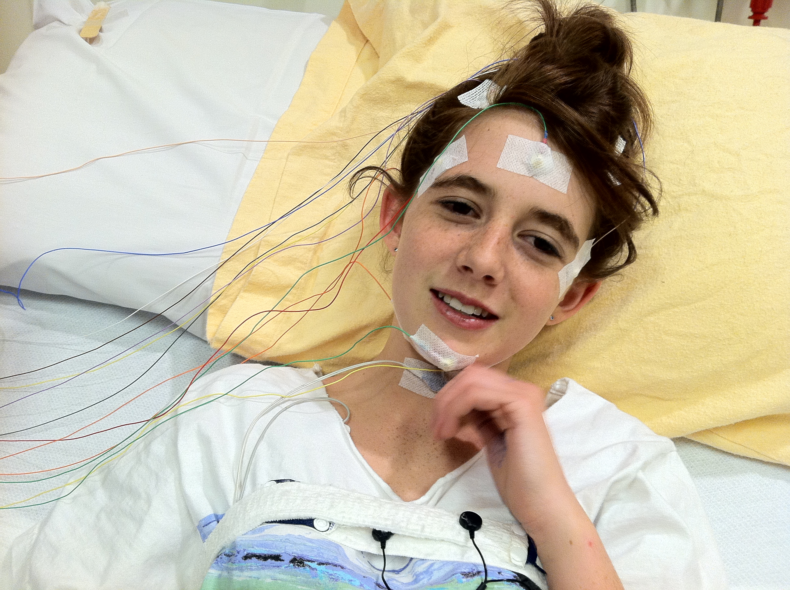 Sleep study hook up pictures